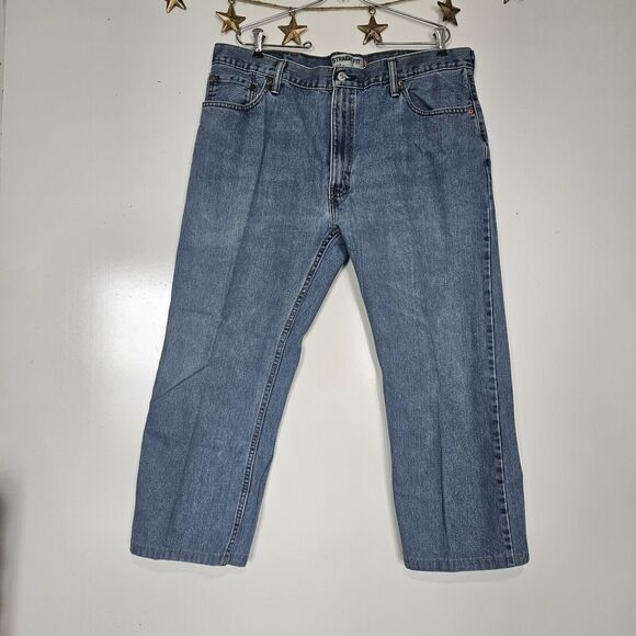 Levis Mens Vintage 505 Straight Fit Jeans 40x26 Mexico Red Tag Y2K 90s TAILORED - Picture 1 of 15